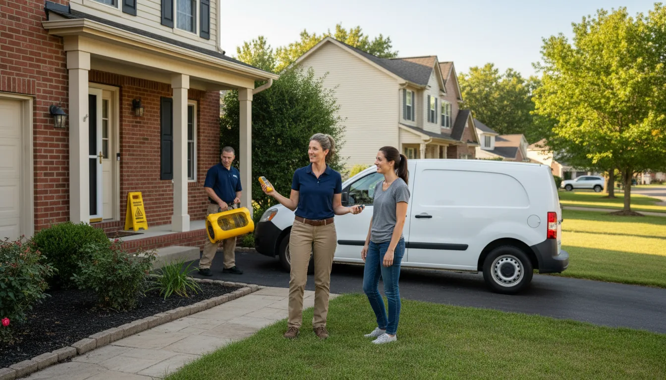 Water restoration image for Water Damage & Restoration Services in Montour Falls, NY